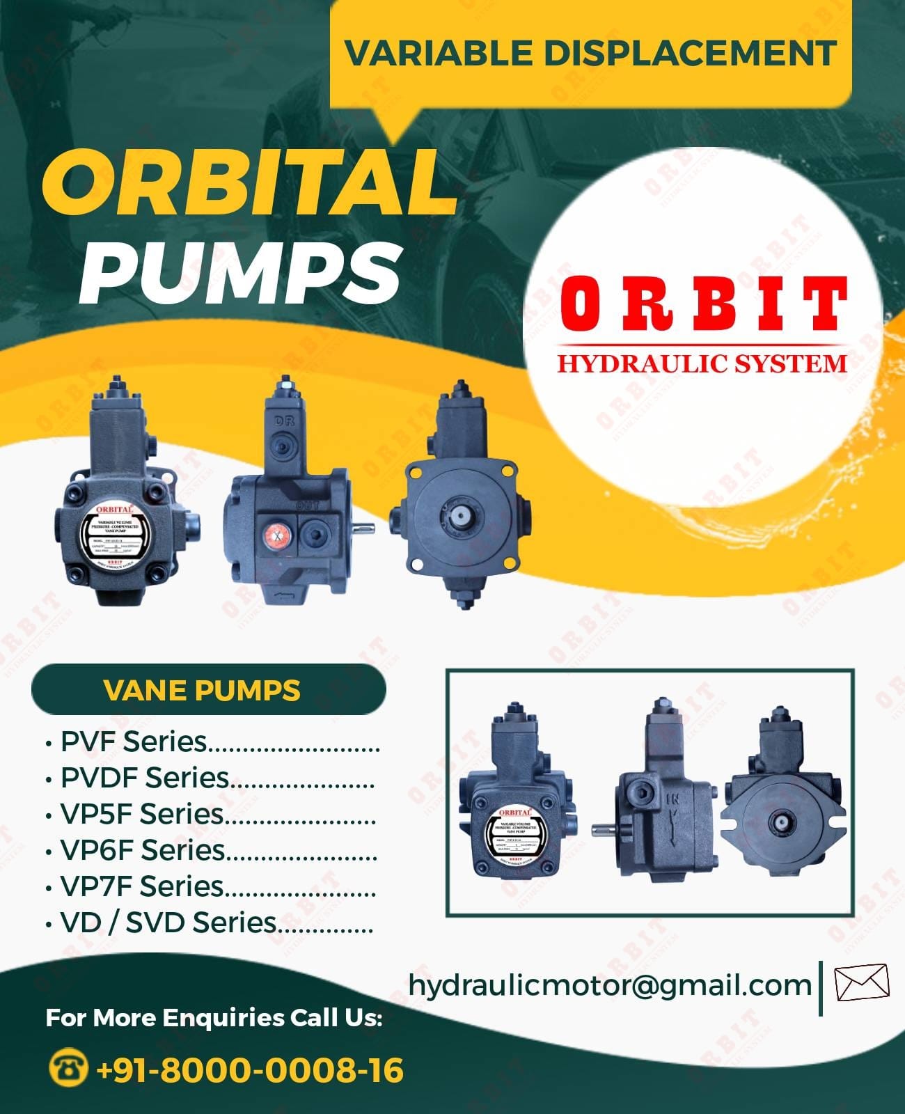 PVF-20-20-10S Anson Hydraulic Variable Vane Pump
