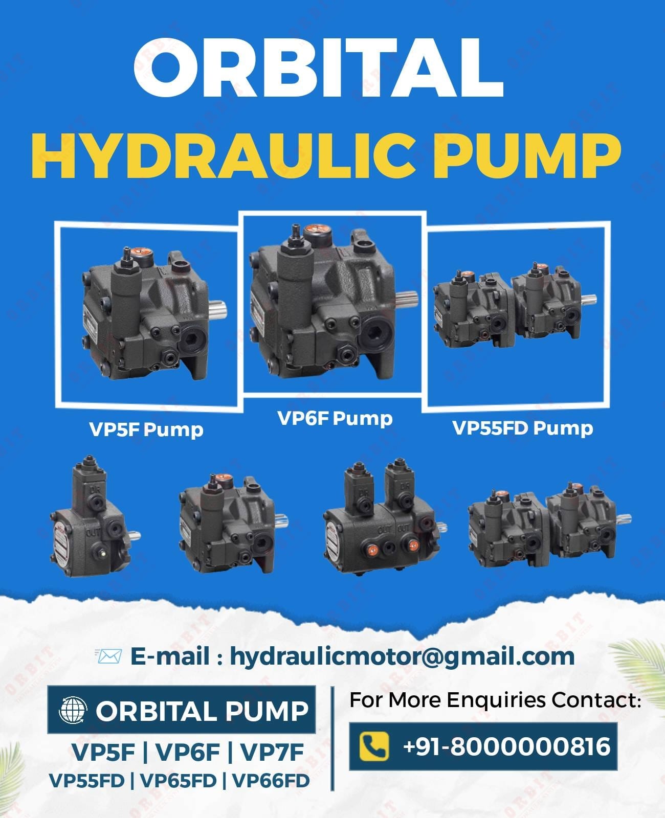 VP66FD-B4-B4-51S Anson Hydraulic Double Vane Pump
